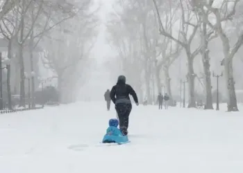 Montpellier sous la neige… il y a 3 ans !