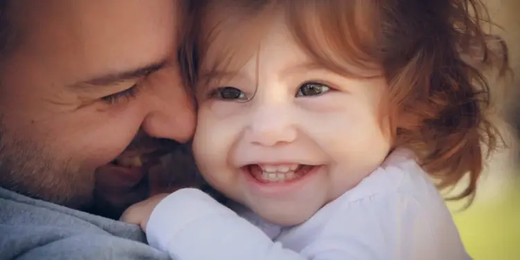 father with the baby