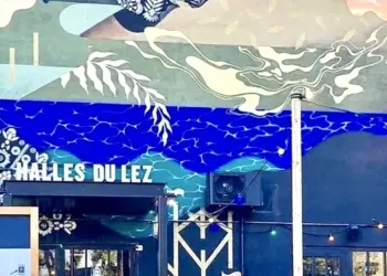 Montpellier : un marché paysan devant les Halles du Lez