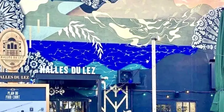 Montpellier : un marché paysan devant les Halles du Lez