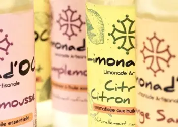 Limonad’Oc : la limonade Occitane aux huiles essentielles.