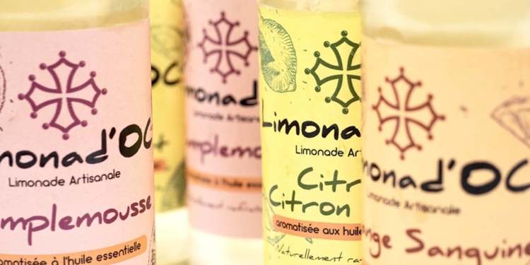 Limonad’Oc : la limonade Occitane aux huiles essentielles.