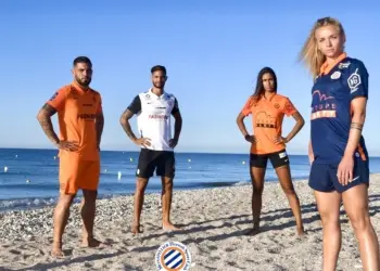 Montpellier : les joueurs du MHSC présentent la nouvelle collection