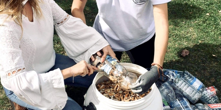 Montpellier : 6 kg de mégots ramassés par les étudiants