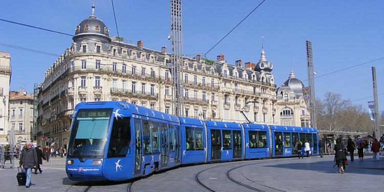 Montpellier est la 2e ville la plus rapidement traversées en transports en commun