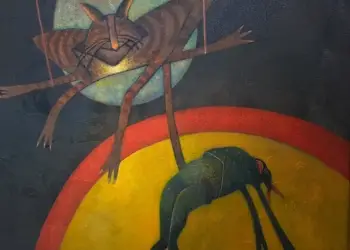 Taprah dévoile son art sur les murs de la Galerie Marc Devaux