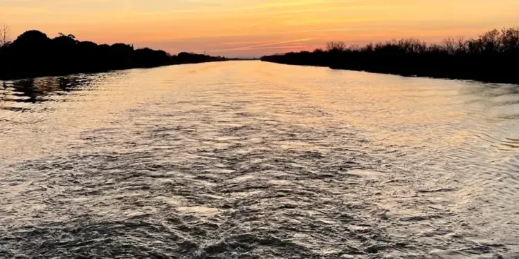 Capi mixe à bord d’une péniche