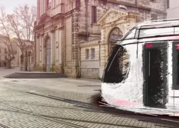 Ligne 5 : un hommage à la science pour le design du futur tram
