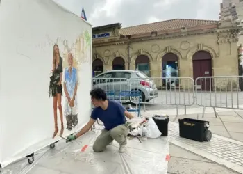 Un live painting pour soutenir la culture