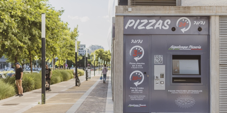 Un distributeur automatique de pizzas artisanales ouvre au Nuage