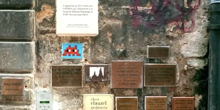 Montpellier : la folie des Space Invaders !