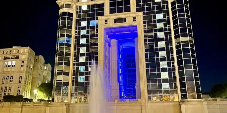 Montpellier s’illumine en bleu pour l’Europe