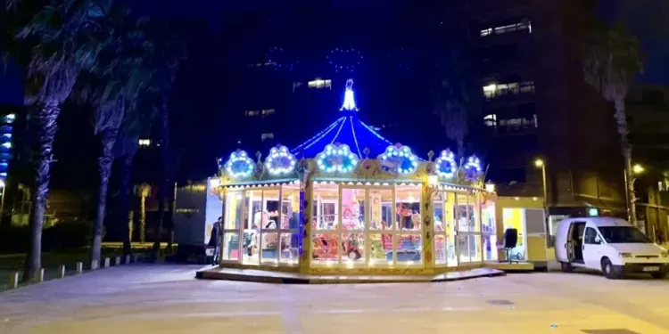 Montpellier : un carrousel installé à Port Marianne