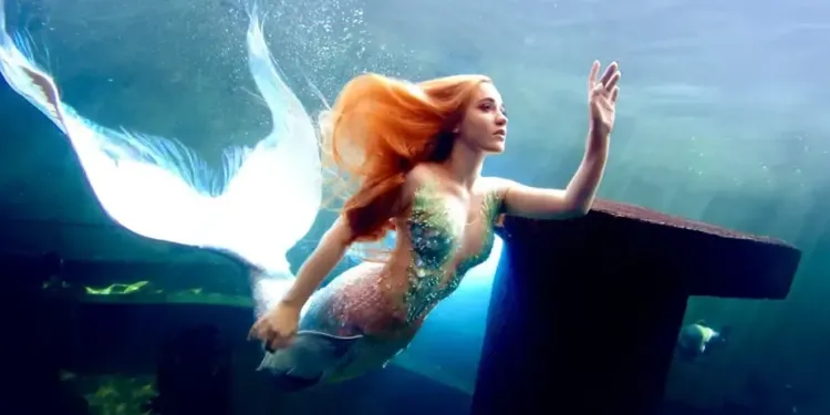Une sirène s’invite à Planet Ocean pendant les vacances
