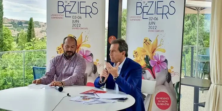 Cécile de Ménibus et Danièle Evenou à la Foire de Béziers