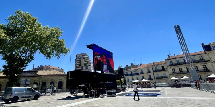 Montpellier : un écran géant sur la Comédie