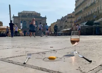 TikTok : Plus d’2 millions de vues pour l’oeuf au plat sur la Comédie sous 39° à Montpellier
