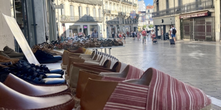 Braderie d'été des commerçants du centre ville de Montpellier
