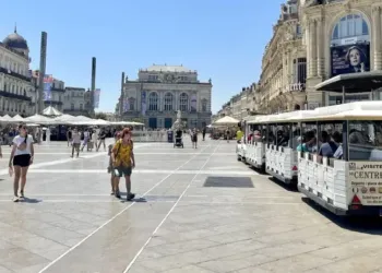 Grand soleil et 36° à Montpellier