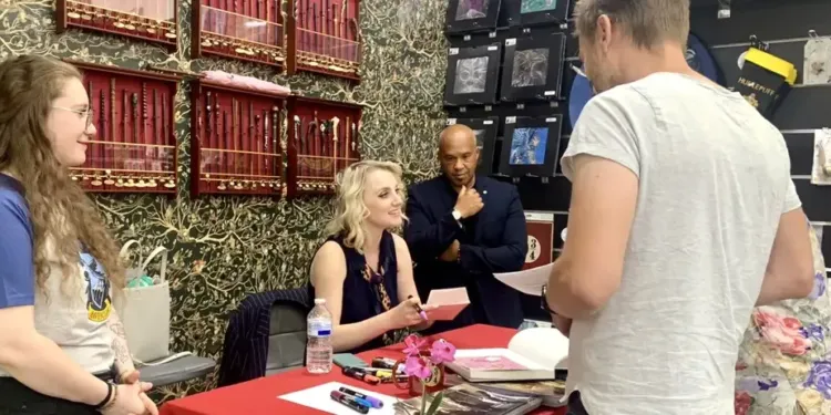 La star d'Harry Potter Luna Lovegood à Odysseum