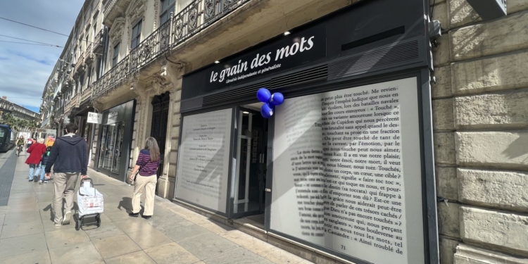 Réouverture de la librairie “Le Grain des Mots” à Montpellier