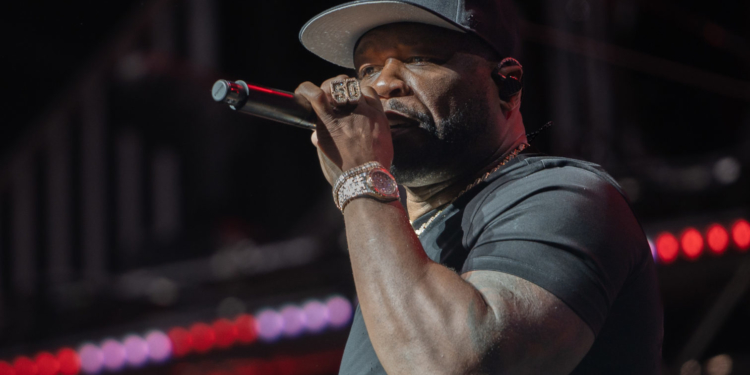 Les images du rappeur 50 Cent à la Sud de France Arena Montpellier