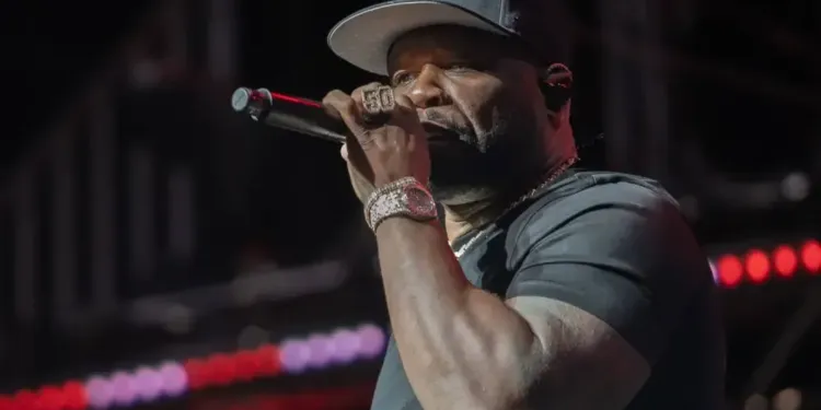 Les images du rappeur 50 Cent à la Sud de France Arena Montpellier
