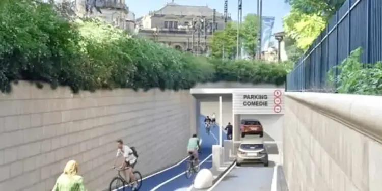 Montpellier : le tunnel de la Comédie sera bien réservé aux vélos 
