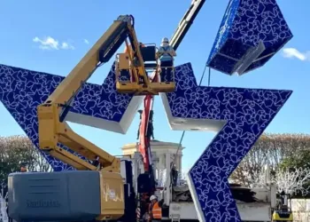 Montpellier : une étoile géante au Peyrou pour les fêtes