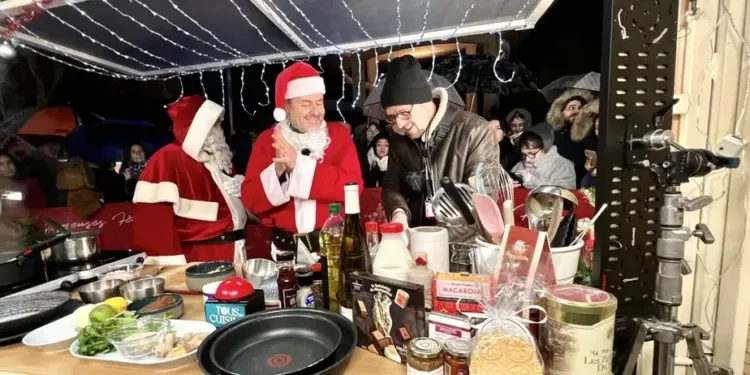 Montpellier Lemission De Cyril Lignac En Direct Du Marche De Noel