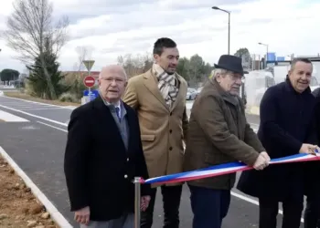 Inauguration de la bretelle d'accès depuis le RD66