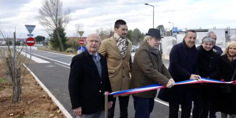 Inauguration de la bretelle d'accès depuis le RD66