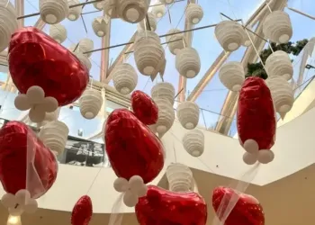 Montpellier : le Polygone en mode Saint-Valentin