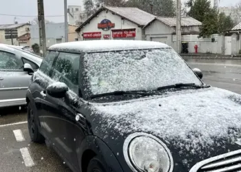 Montpellier : un peu de neige ce lundi !