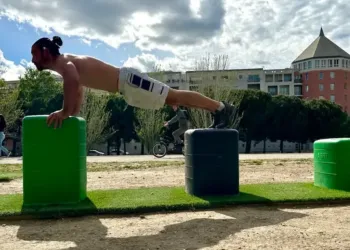Une aire de fitness connectée en plein air sur les rives du Lez à Montpellier