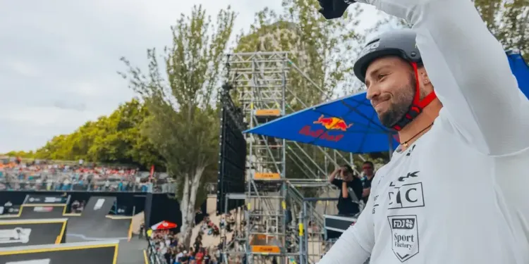 L’Héraultais Anthony Jeanjean, vice-champion du monde de Bmx Freestyle au Fise Montpellier