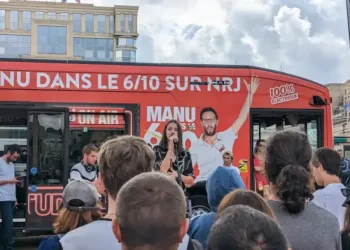 Les images de la matinale de Manu du 6/10 sur NRJ avec  Marina Kaye et Chiloo en direct de Montpellier