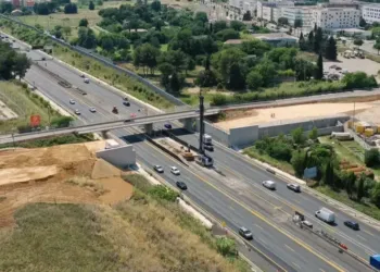 Montpellier : la construction du pont avancent à grands pas sur l’A709