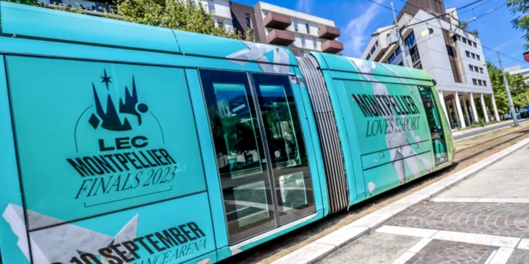 Montpellier : League Of Legends fait sa pub sur le tram