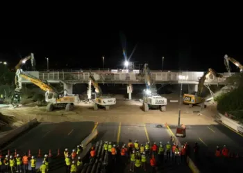 Les images impressionnantes de la démolition d'un pont sur l’A709 à Montpellier