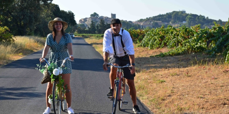 Musette et bicyclette : une balade vélo vintage en vallée de l’Hérault