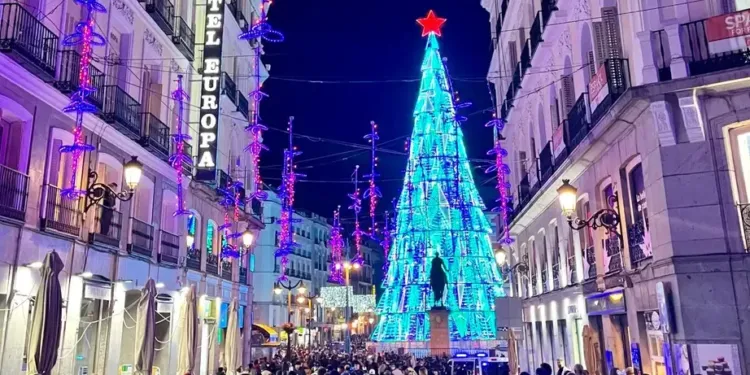 Montpellier : une structure géante en forme de sapin