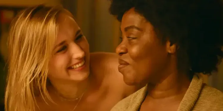 Alexandra Lamy de passage au ciné Mégarama