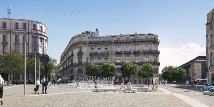 Montpellier : le projet de réaménagement de la place des Martyrs de la Résistance dévoilé