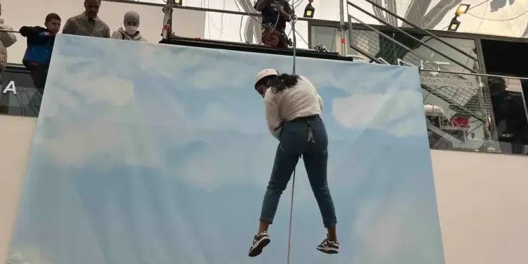 Vivez une descente en rappel de 10m de hauteur au Polygone Montpellier