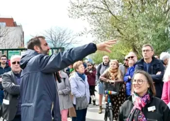 Montpellier : Mr le Maire est en tournée avec ses balades urbaines