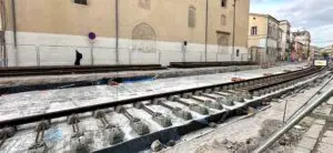 Montpellier : les rails de la L5 débarquent sur l'avenue Clémenceau