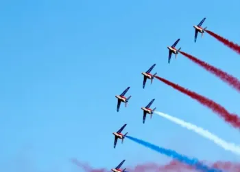 La patrouille de France vient faire un coucou à Palavas