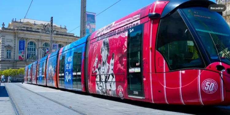 Montpellier : un tram pour les 50 ans du MHSC