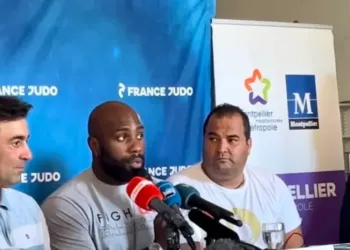 Teddy Riner la star du judo à Montpellier